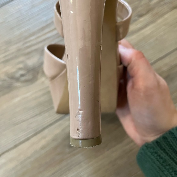 Jessica Simpson 6” Tan Strappy Heels Size 9.5 - Picture 7 of 9